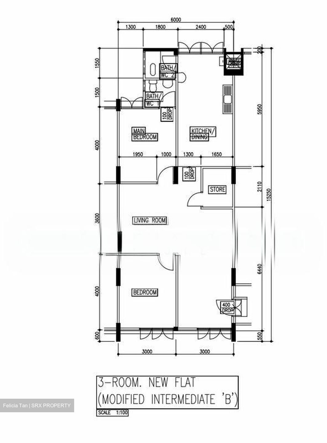 Blk 24 Marsiling Green (Woodlands), HDB 3 Rooms #559657841